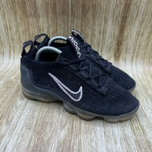 Nike‎ Air VaporMax 2021 FK Women's Size 6.5 Black Knit Running Shoes DC4112-002
